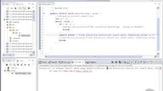 Advanced Java tutorial - Assertion Usage