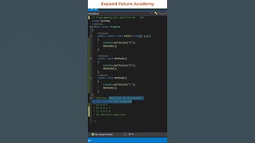 Programming Quiz Questions - Q102 -  Expand Future Academy #Shorts #CSharp #Dotnet