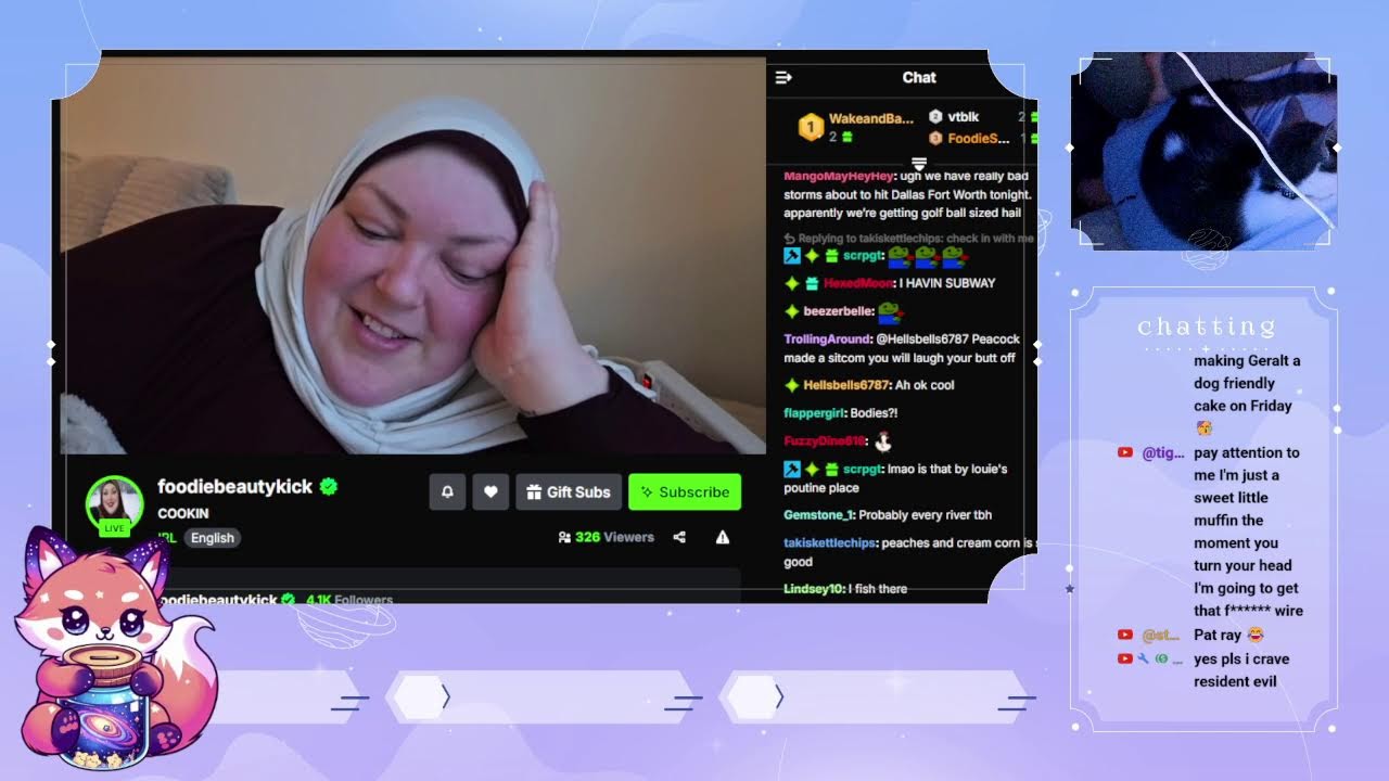 FOODIE BEAUTY IS LIVE - LETS WATCH!!