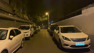 Midnight Walk in Beijinghutong Jiaodaokou 4K