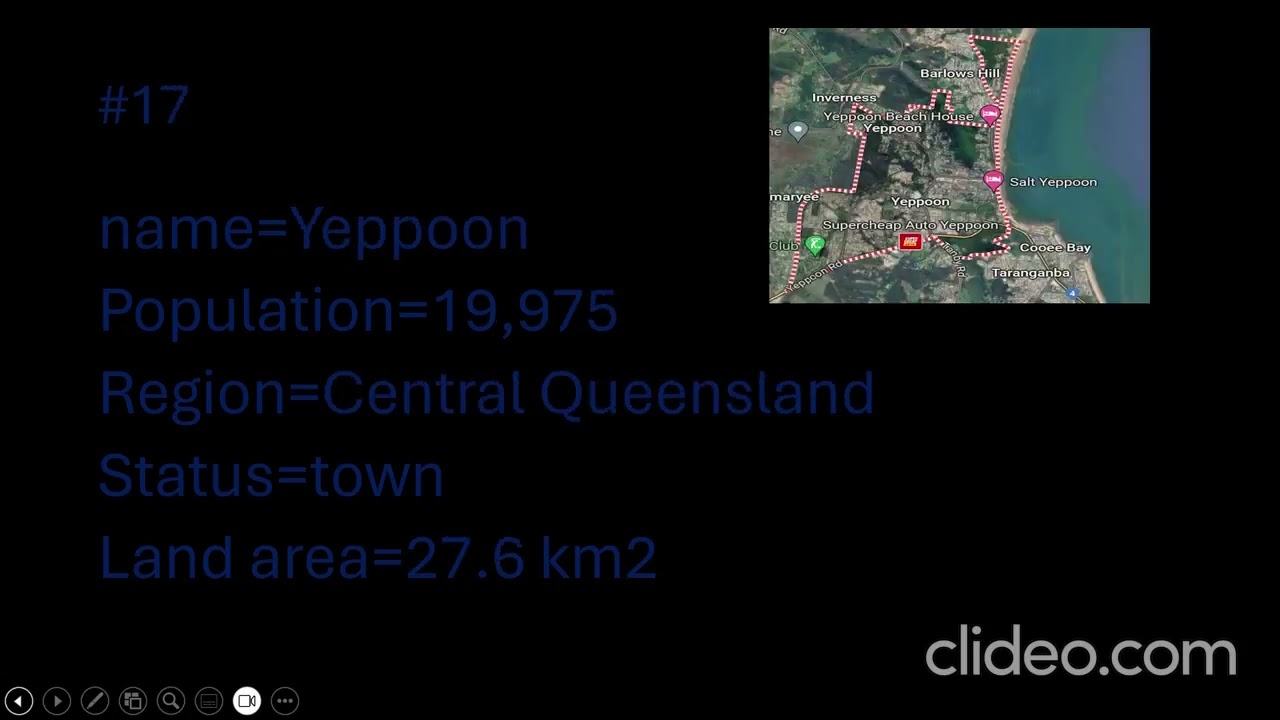 top 30 city's and town Queensland
