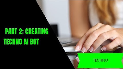 PART 2: Creating TECHNO AI BOT using Sketchware.