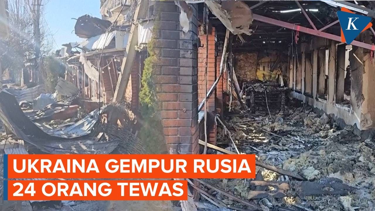 Ukraina Gempur Rusia, 24 Orang Dilaporkan Tewas
