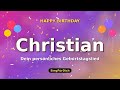 Happy Birthday Christian 🎵 Geburtstagslied mit deinem Namen | SingFürDich
