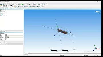 Stress analysis of rectangular plate with a circular hole #ANSYS Workbench#simulation 