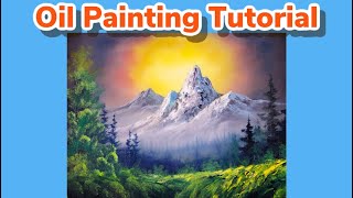 How To Paint A Sunset Mountain Landscape (Full Video) | Oil Painting | Paintings By Justin by Paintings by Justin 3,984 views 3 years ago 59 minutes