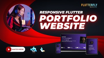 Building a Responsive Portfolio Website with Flutter | Part 1 | 2024 #fluttertutorial #flutter