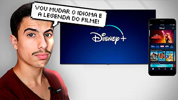 Como mudar idioma no Disney Plus?