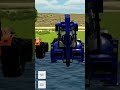 Blue Harvester drive in gameplay 💥 #truck #indiantractor3d #dumper #gaming #tractor #shortsfeed #jcb