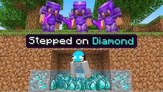 Minecraft Manhunt, But You Earn Blocks You Step On... screenshot 4