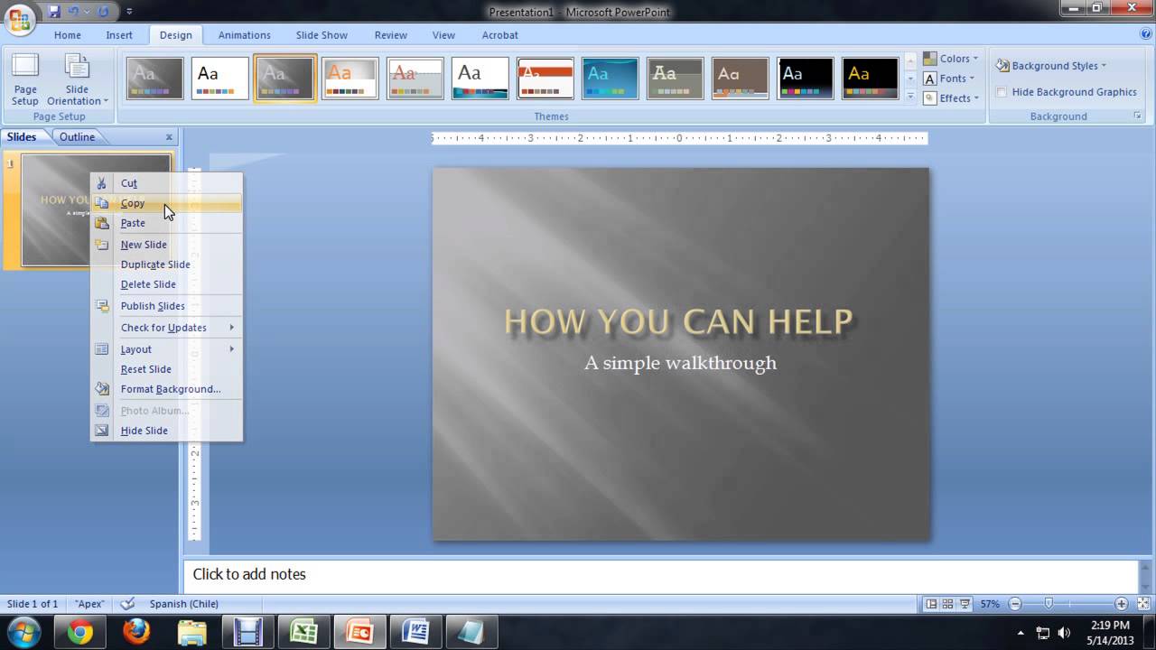 how to make a powerpoint presentation on word