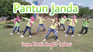 PANTUN JANDA //senam kreasi dangdut viral//@finakreasi-85