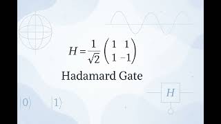 Hadamard Gate - Scientific Definition