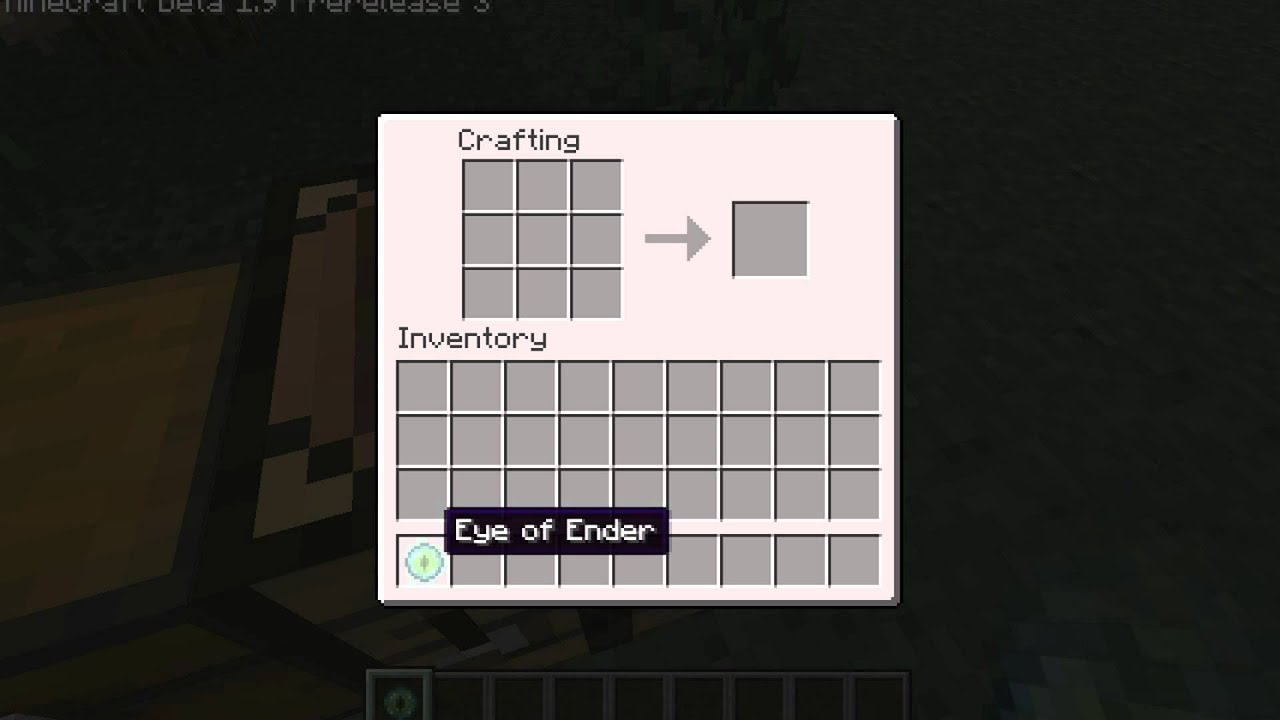 Minecraft 113.113.13 Tutorial - How To Make Eye of Ender and The Use Of It