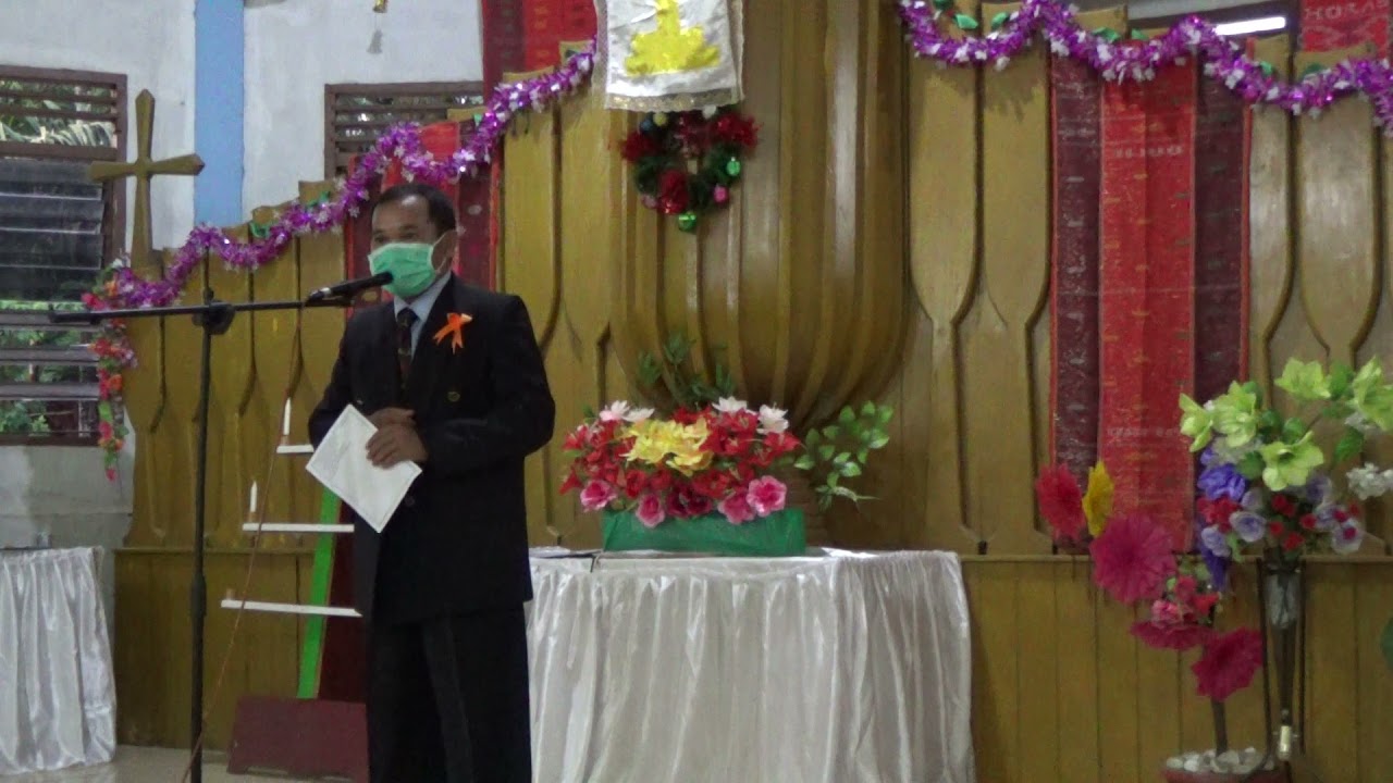 Kata Sambutan Natal Remaja Naposobulung, Mewakili Parhalado