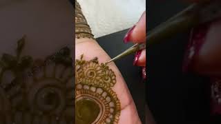 Ghevar Mehndi Design