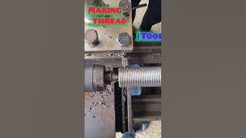 Cutting Thread | Lathe machine | CNC Operation | Cutting tools #lathe #cnc #machinist