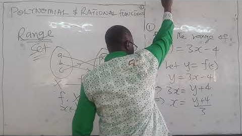 MATH101-LEC10: Domain and Range of a Function