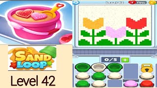 Sand loop level 42 flowers walkthrough solution 