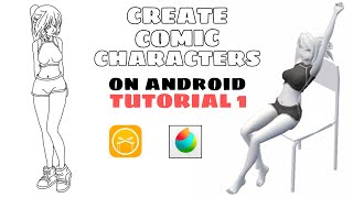 How to create comic characters | Very Easy | Anime Characters | on android screenshot 2