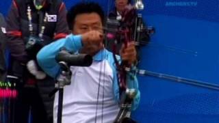 Lee Ouk Soo v Kweon Hyun Ju – compound men open gold | Guangzhou 2010 Archery Asian Para Games