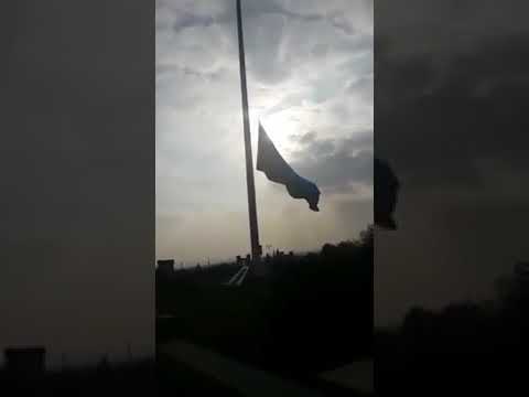 Hacıqabulda bayraq günü bayrağın endirilməsi