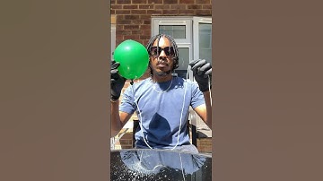 Hydrogen balloon explosion 🎈 #science #experiment #chemistry