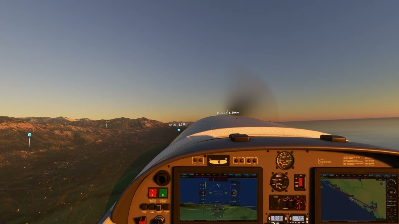 Dubrovnik-Tivat | JMB Aircraft VL-3 | Microsoft Flight Simulator