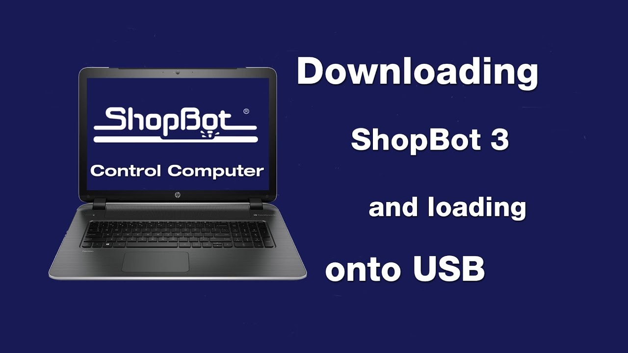 shopdisney ShopBot Technical Support - Transferring SB3 to a USB