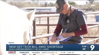 New state bill takes aim at veterinary technician shortage