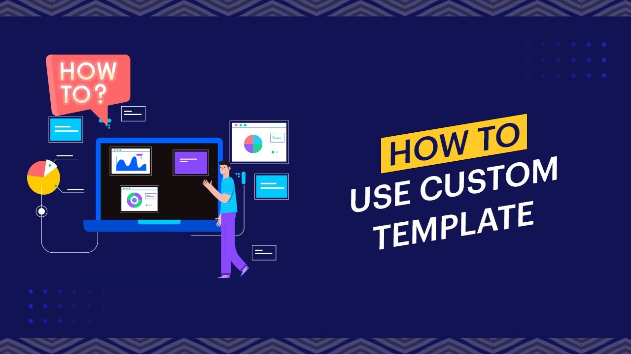 How to use custom chart template in dashboard - YouTube