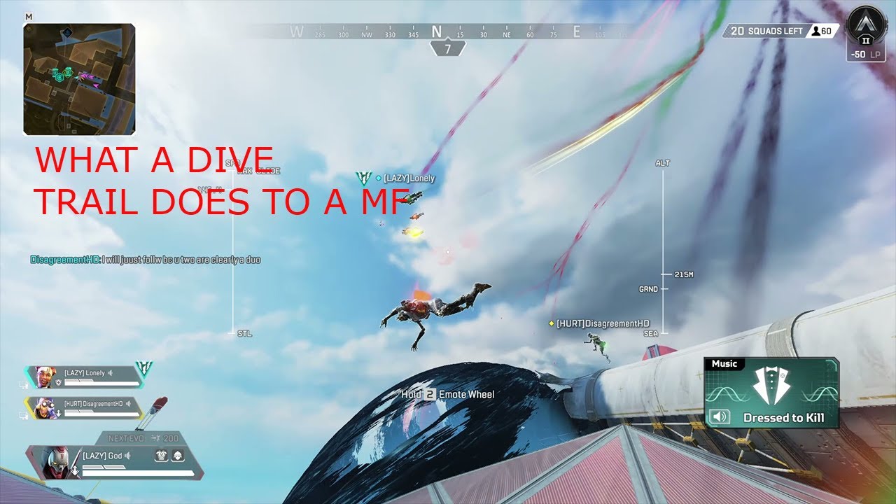 WHAT A DIVE TRAIL DOES TO A MF