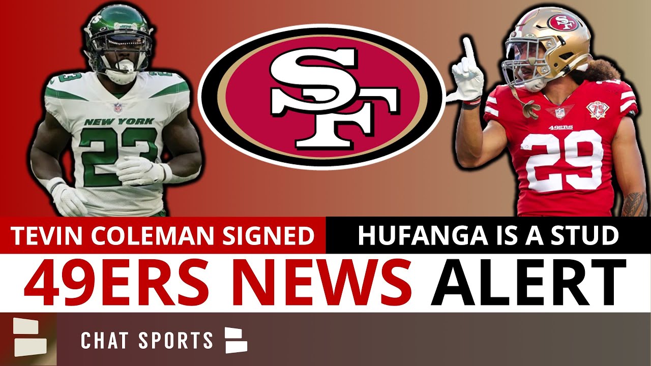 49ers Sign RB Tevin Coleman + Talanoa Hufanga #2 Safety In NFL Per PFF ...