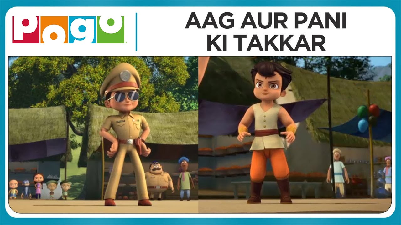 Aag Aur Pani Ki Takkar 4 Chhota Bheem VS Little Singham Cartoons