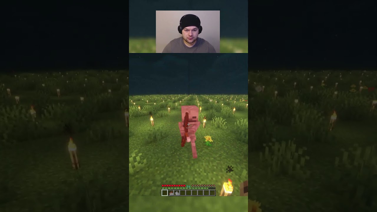 Убийство скелета без оружия в Minecraft, день 92 