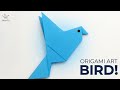 Easy Origami Bird Tutorial for Kids | Simple Paper Bird