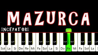 La Dans va invit Dragi copii sa invatam o MAZURCA Tutorial PIAN Incepatori