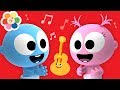 Laughing With Funny GooGoo & GaaGaa Baby | Guitar Music for Babies + More Musical Instruments Sounds