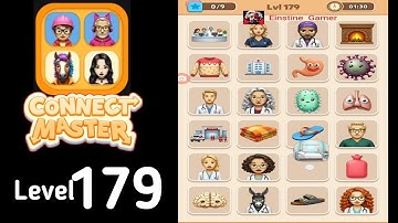 Connect Master Match Puzzle level 179 Guide Walkthrough Solution