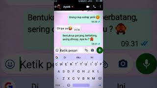 Chat Wa Lucu Tebak Tebakan Sama Pacar 