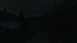 Mountain Path Thunderstorm | Hiding inside Small House | Deep Rolling Thunders for Sleep