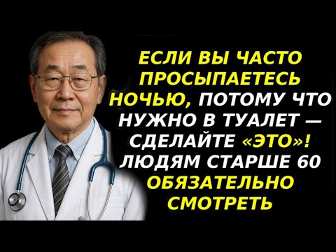 Часто просыпаетесь ночью из-за мочеиспускания? Обязательно для 50+