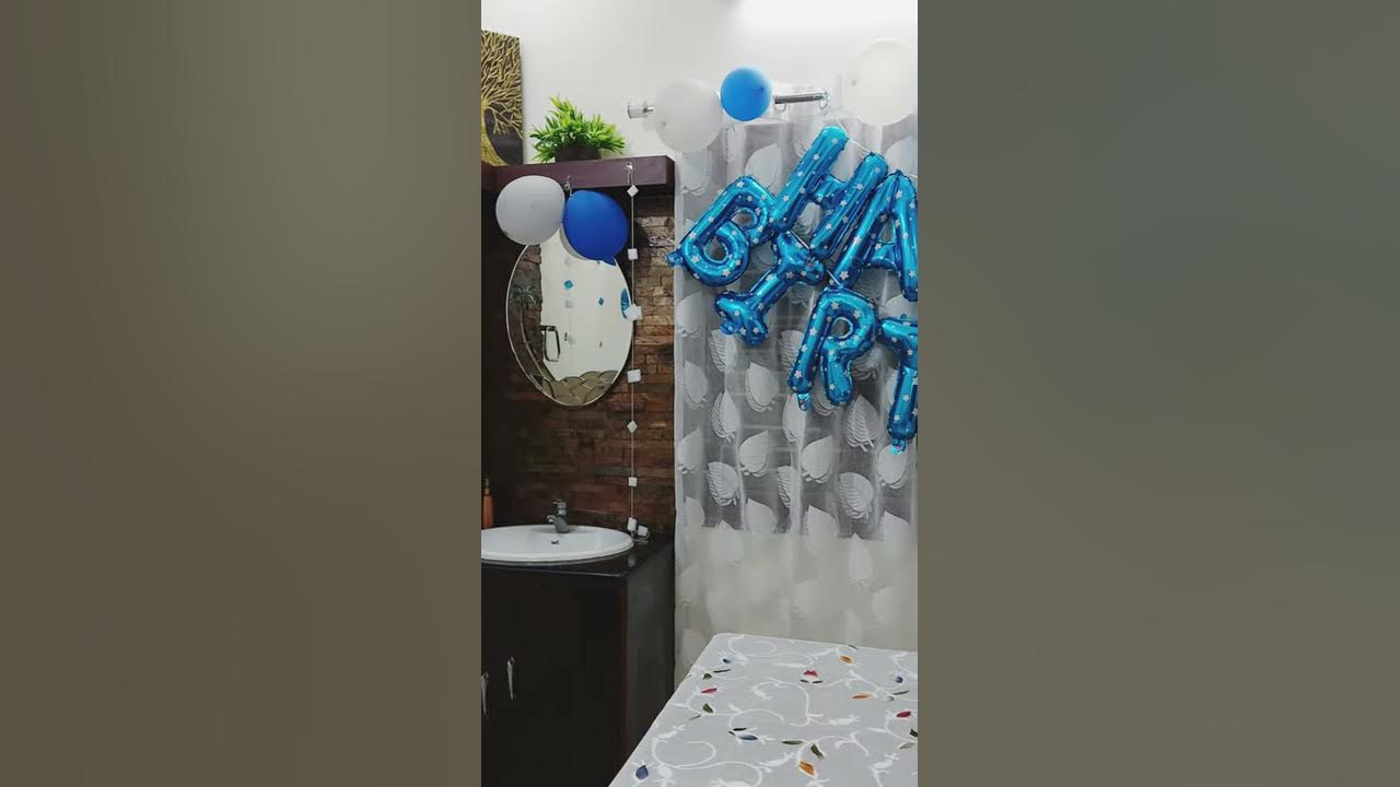 DIY BLUE, SILVER, WHITE & BLACK TABLE SETTING / CHEAP EASY WEDDING  DECORATIONS, BIRTHDAY DECORATIONS 