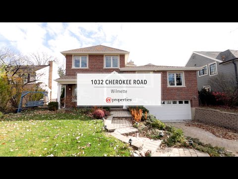 1032 Cherokee Road, Wilmette, IL home video tour