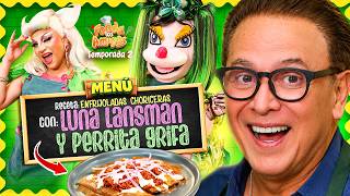Enfrijoladas Choriceras EN CORTO 👌 con Perrita Grifa y Luna Lansman en Fonda Los Amigos T.2 - Ep. 4