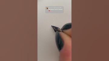 Modern Calligraphy - Learn how to write your name in copperplate on my channel🖋️