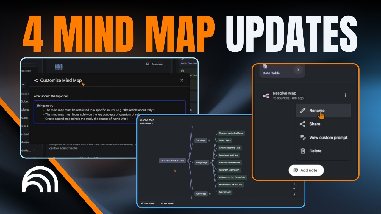 NotebookLM Mind Map Updates - YouTube