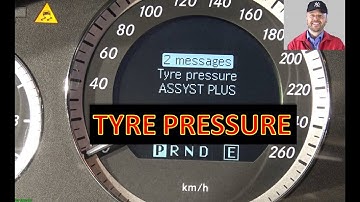 How to Remove Run Flat Indicator Warning message. Mercedes Benz E class. Years 2008 to 2020