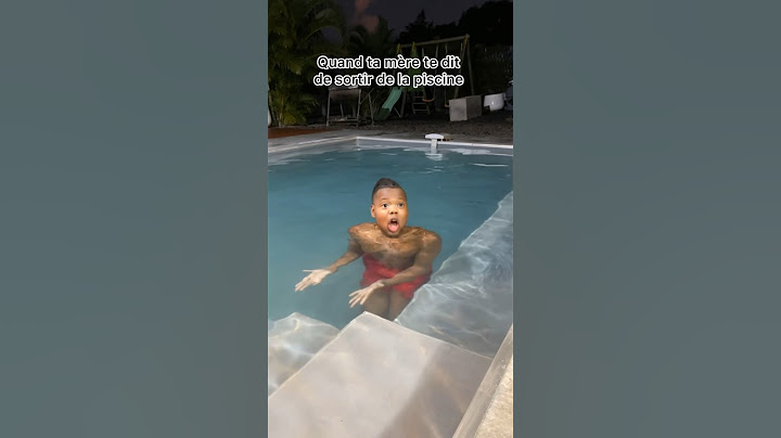Quand tu es dans la piscine 🏊‍♂️