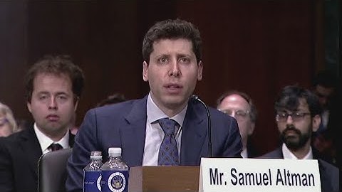 OpenAI CEO urges Congress to regulate artificial intelligence